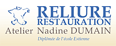 L'atelier de reliure Nadine Dumain