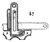 Machine à rogner - détail