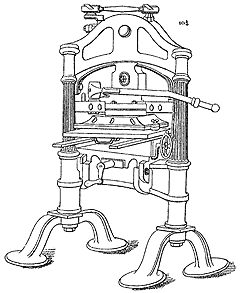 Machine à dorer et à gaufrer